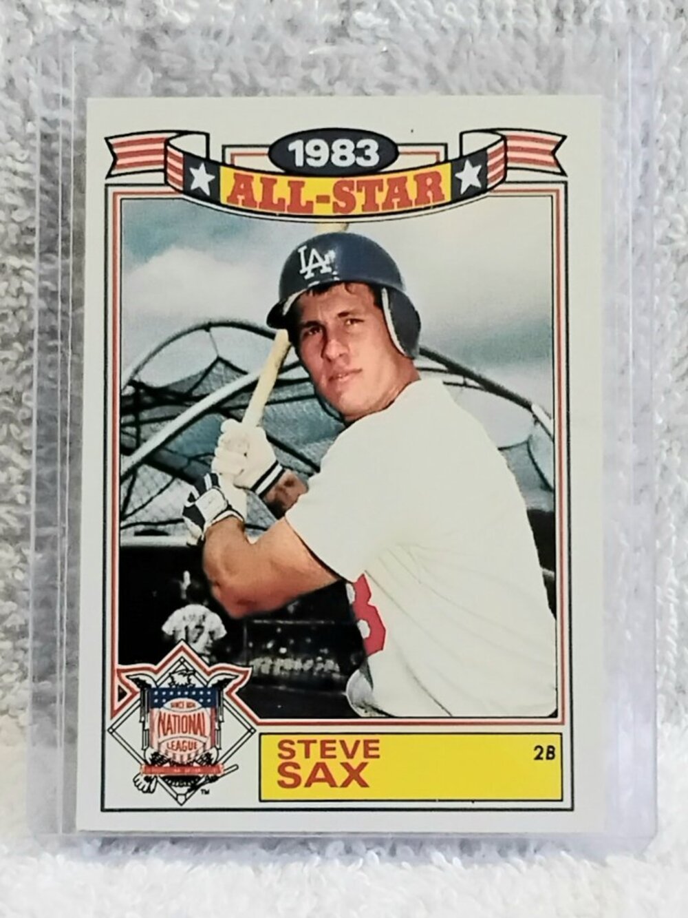 5/$20 Mint 1983 Topps Steve Sax All-Star Commemorative MLB Card 14!!